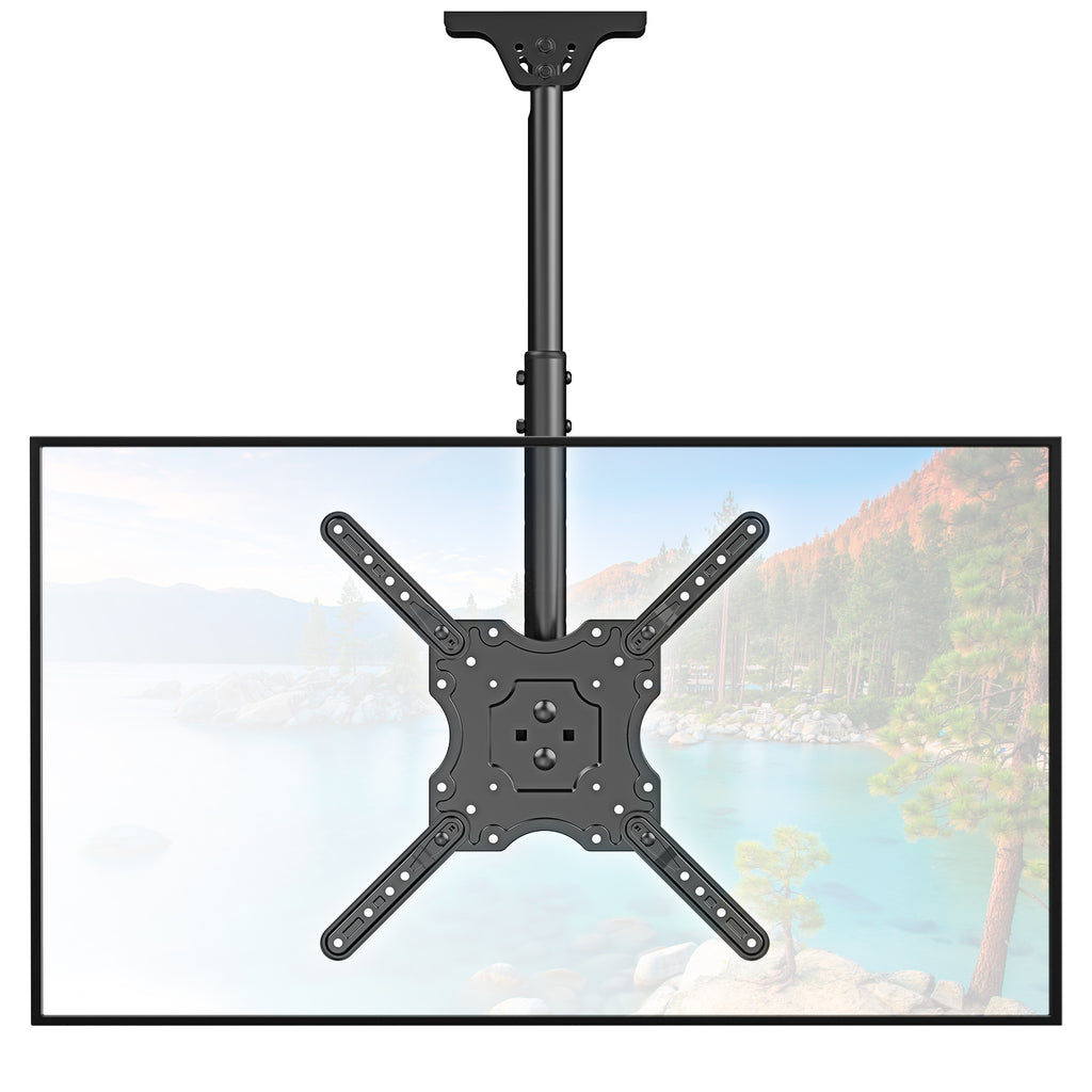 HOMOUNT Ceiling TV Mount for 26"-65" TVs, Full Motion 8 Height Adjustable TV Wall Mount Bracket, Swivel and Tilt, Max VESA 400x400mm, Holds up to 99 lbs