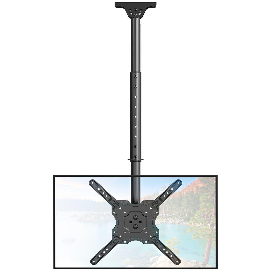 HOMOUNT Ceiling TV Mount for 26"-65" TVs, Full Motion 8 Height Adjustable TV Wall Mount Bracket, Swivel and Tilt, Max VESA 400x400mm, Holds up to 99 lbs