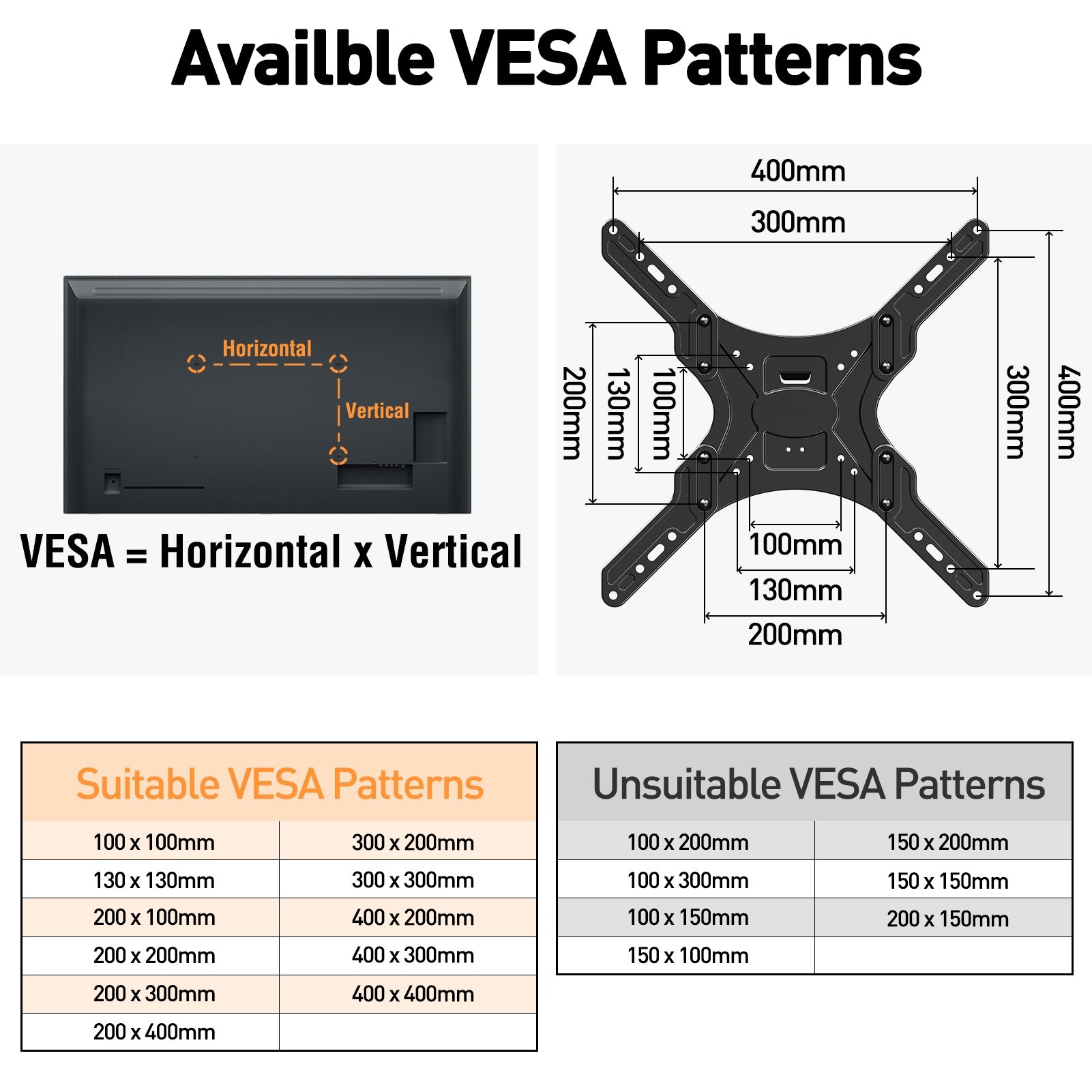 HOMOUNT 37.4 Inch Long Arm TV Wall Mount for 26-65 Inch TVs, TV Mount Swivel and Tilt, Full Motion Wall Mount TV Bracket, Max VESA 400x400mm, Holds up to 77 lbs