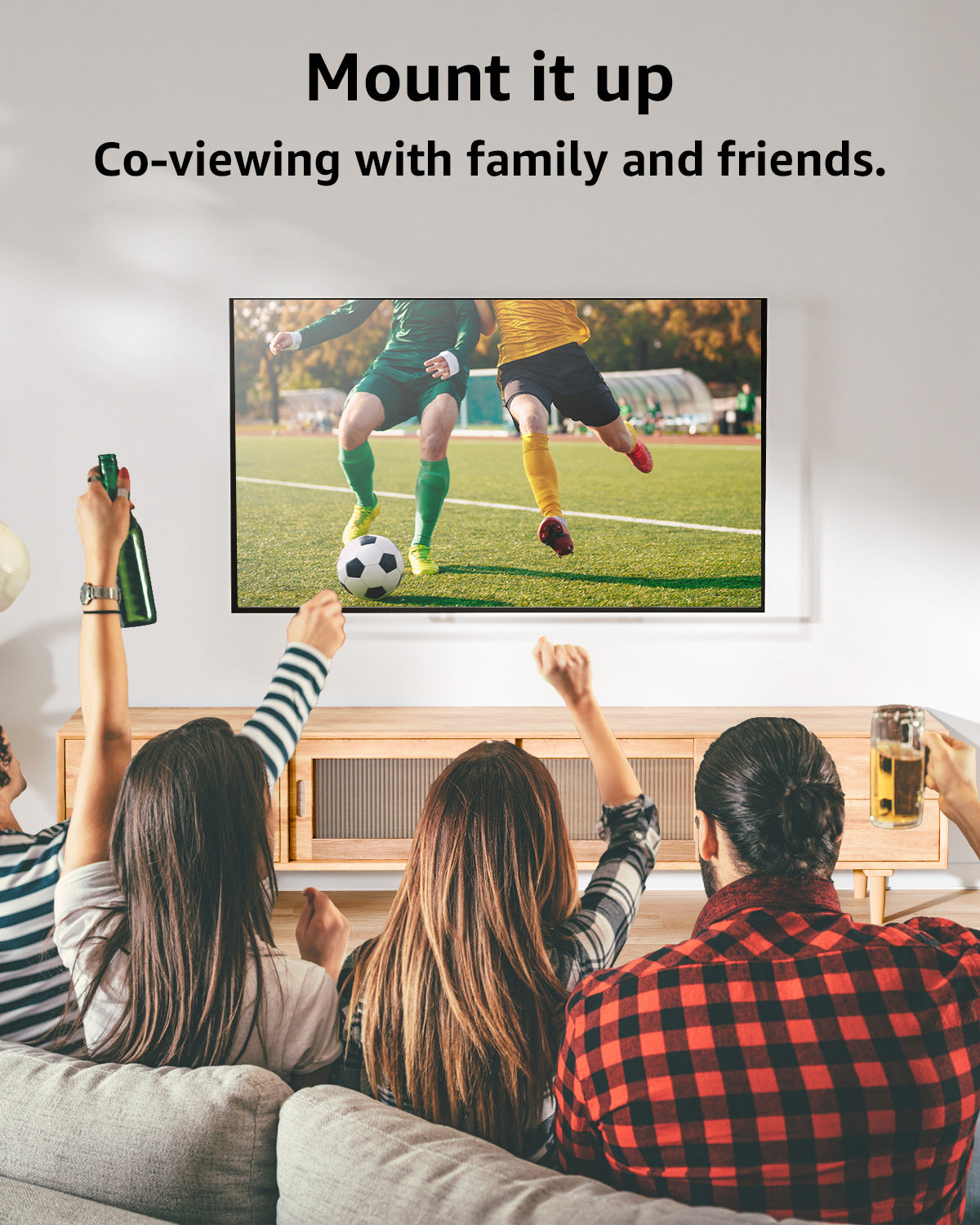 HOMOUNT Full Motion TV Wall Mount, TV Mount for Most 26-65 Inch Flat/Curved TVs, Wall Mount TVs Bracket with Dual Swivel Articulating Arm, Fit 8“ 12” 16" Wood Stud, Max VESA 400x400mm up to 88 LBS