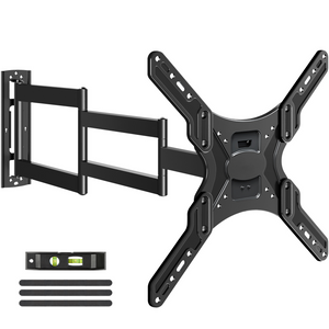 HOMOUNT 37.4 Inch Long Arm TV Wall Mount for 26-65 Inch TVs, TV Mount Swivel and Tilt, Full Motion Wall Mount TV Bracket, Max VESA 400x400mm, Holds up to 77 lbs